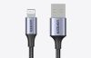 Cable Lightning to USB-A UGREEN 2.4A US199, 1.5m (Black)