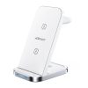 3in1 Qi inductive charger with stand Acefast E15 15W (white)