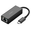 External Gigabit Ethernet adapter USB-C male UGREEN (black)