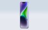 Baseus Liquid Silica iPhone 14 Plus Tok, üvegfólia és tisztítókészlet (lila)