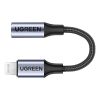 Ugreen US211 Lightning to Mini Jack 3.5mm audio adapter (black)