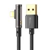 Mcdodo CA-3510 USB to lightning prism 90 degree cable, 1.2m (black)