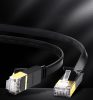 UGREEN NW106 Ethernet RJ45 lapos hálózati kábel, Cat.7, STP, 8 m (fekete)