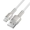USB-kábel a Lightning Baseus Cafule-hez, 2,4A, 1 m (fehér)
