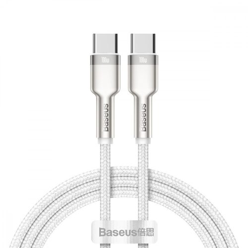 Baseus Cafule USB-C-USB-C kábel, 100 W, 1 m (fehér)