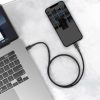 USB-C kábel a Lightning Baseushoz, nagy sűrűségű fonott, 20 W, PD, 2 m (fehér)