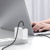 USB-C ? USB-C Baseus kijelzőkábel, tápellátás, 100 W, 1 m (fekete)