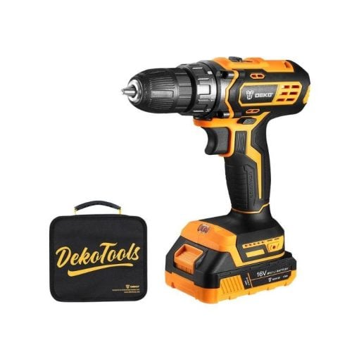 Deko Tools DKCD16XL01-B5 Akkumulátoros fúrógép, 16V