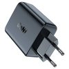 Wall charger Acefast A29 PD50W GAN 2x USB-C 50W (black)