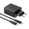 Wall Charger Acefast A13 PD 65W, 2x USB-C + USB (black)