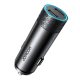 Car charger Joyroom JR-CL13, 2x USB-C PD, 50W (gray)