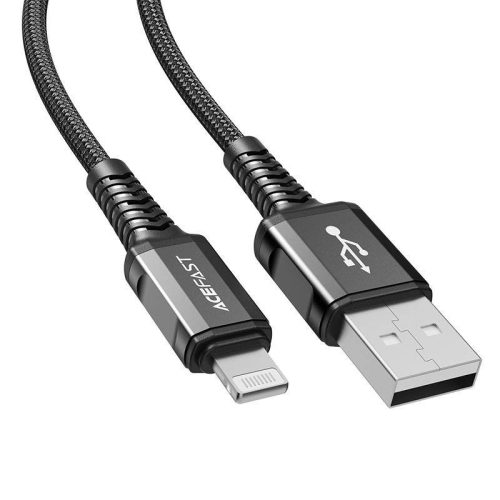 Cable USB to Lightning Acefast C1-02, 1.2m (czarny)