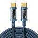 USB-C to USB-C cable Joyroom S-CC100A12 100W 1.2m (blue)