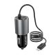 Dudao R5ProL car charger 1x USB, 3.4A + Lightning cable (gray)