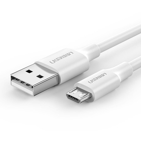 USB-Mikro USB-kábel UGREEN QC 3.0 2,4A 2m (fehér)