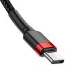 Baseus Cafule PD 2.0 QC 3.0 60 W USB-C ? USB-C PD kábel 2 m (fekete-piros)