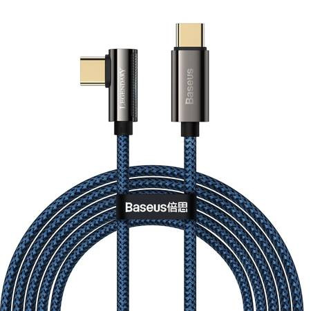 Baseus Legend Series USB-C ? USB-C ferde kábel, PD, 100 W, 2 m (kék)