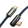 Baseus Legend Series USB-C ? USB-C ferde kábel, PD, 100 W, 2 m (kék)