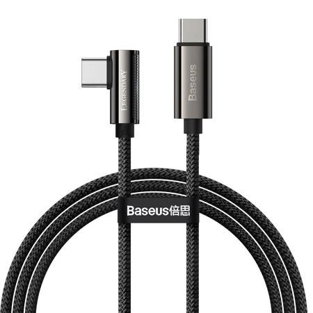 Baseus Legend Series USB-C  USB-C ferde kábel, PD, 100 W, 1 m (fekete)