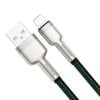 USB-kábel Lightning Baseus Cafule-hez, 2,4A, 1m (zöld)