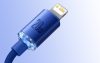 Baseus Crystal Shine USB-C kábel a Lightninghez, 20W, PD, 2m (kék)