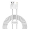 USB-kábel a Lightning Baseus Dynamic, 2,4A, 2m (fehér)
