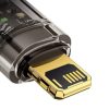 Baseus Explorer USB-Lightning kábel, 2,4A, 1m (fekete)