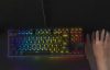 BlitzWolf BW-KB2 mechanikus gamer billentyűzet, piros kapcsolóval (RGB)