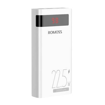 Romoss SENSE8PF Powerbank,30000mAh, 22.5W (fehér)