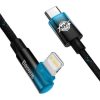 Baseus USB-C to Lightning MVP 20W 1m Cable (Black-blue)