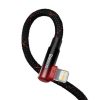 Baseus USB-C to Lightning MVP 20W 2m Cable (Black-red)