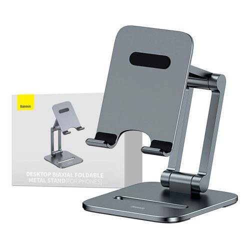 Baseus Biaxial stand holder for phone (gray)