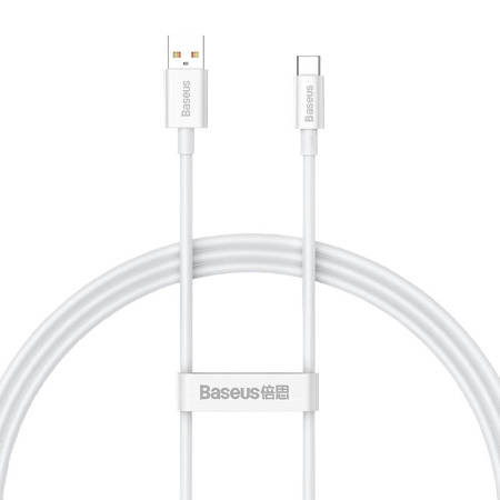 Baseus Superior Series Cable USB to USB-C, 100W, PD, 1m (white)