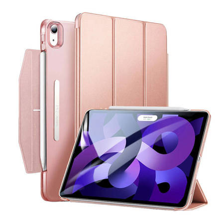 ESR Ascend Trifold Protective Case for iPad Air 4 2020/5 2022 (Rose Gold)