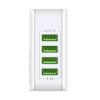 Wall charger LDNIO 4403, 4x USB, 22W (white)