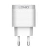 Wall charger LDNIO A303Q, USB-C, QC 3.0, 18W (white)