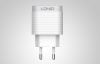 Wall charger LDNIO A303Q, USB-C, QC 3.0, 18W (white)