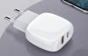 Wall charger LDNIO A2313C, USB + USB-C, PD + QC 3.0, 20W (white)