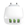 Wall charger LDNIO A3312, 3x USB, 17W (white)