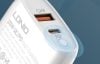 Wall charger LDNIO A2424C, USB + USB-C, PD + QC 3.0, 20W (white)