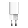 Wall charger LDNIO A2318C, USB + USB-C, PD + QC 3.0, 20W (white)