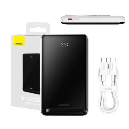 Baseus Magnetic Powerbank, 10000mAh, 20W (fehér)