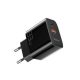 Wall charger Mcdodo CH-0922 USB + USB-C, 33W + USB-C cable (black)