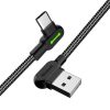 USB to USB-C cable Mcdodo CA-5280 LED, 1.2m (black)