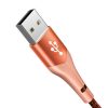 USB to USB-C Mcdodo Magnificence CA-7962 LED cable, 1m (orange)