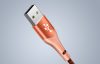 USB to USB-C Mcdodo Magnificence CA-7962 LED cable, 1m (orange)