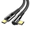 USB-C to USB-C Mcdodo Firefox 100W cable, 2m (black)