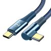 USB-C to USB-C Mcdodo Firefox 100W cable, 2m (blue)