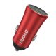 Dudao R6S 3.4A Car Charger with 2x USB (Red)