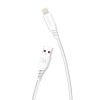 USB Cable for Lightning Dudao L2L 5A, 2m (white)